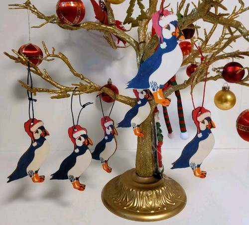 East end press puffins wooden - press,