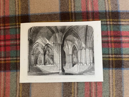 Antique print glasgow - antique,